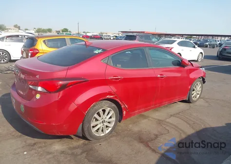 2015 Hyundai Elantra Se (Ulsan Plant) from USA, damaged, VIN KMHDH4AE9FU449993